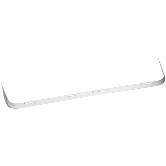 3 Inch Stainless Steel Steel Visor Extension Strip For Volvo VNL Gen II