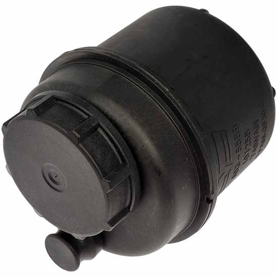 Plastic Power Steering Reservoir, 5 Inch Width, Cap Included