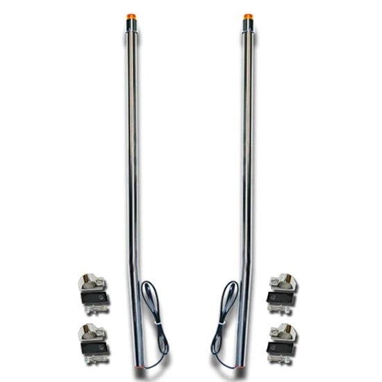 Bores SS LED Bumper Guides - 29 Inch For Dodge Ram 1500 2009-2018