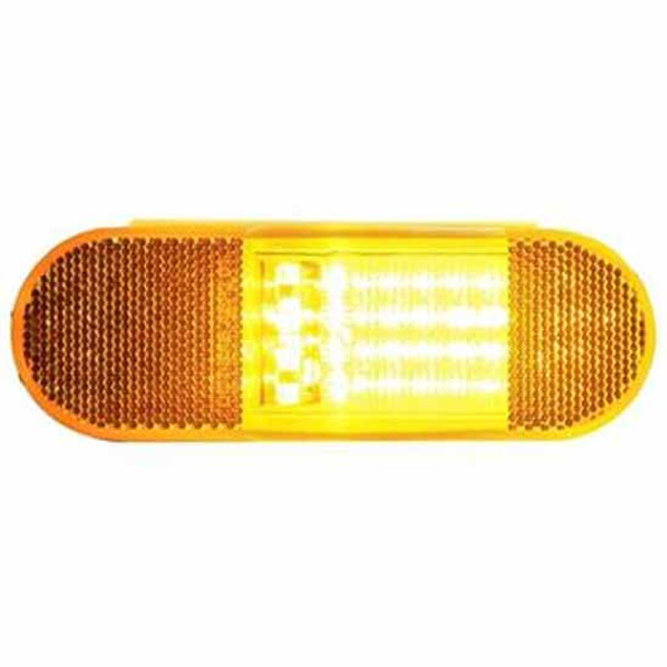 28 LED Mid-Trailer Turn Signal Light - Amber LED /Amber Lens