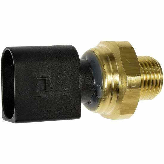 Brass Oil Pressure Sensor W/ Rectangle Female Connector And 3 Blade Male Terminal For Freightliner And Western Star