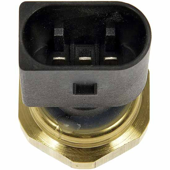 Brass Oil Pressure Sensor W/ Rectangle Female Connector And 3 Blade Male Terminal For Freightliner And Western Star
