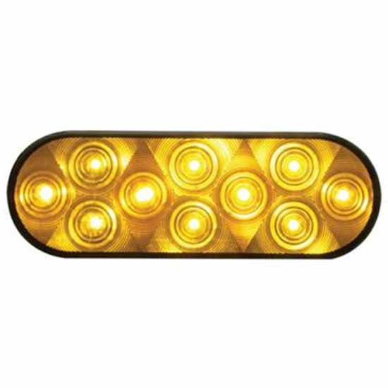 10 LED 6 Inch Oval Turn Signal Light