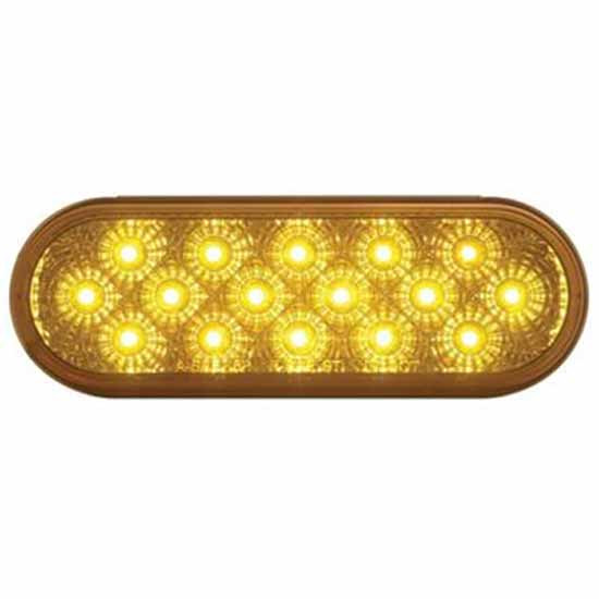 16 LED 6 Inch Oval Reflector Turn Signal Light