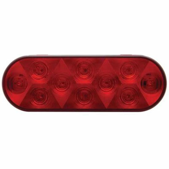 10 LED Oval Stop. Turn And Tail Light