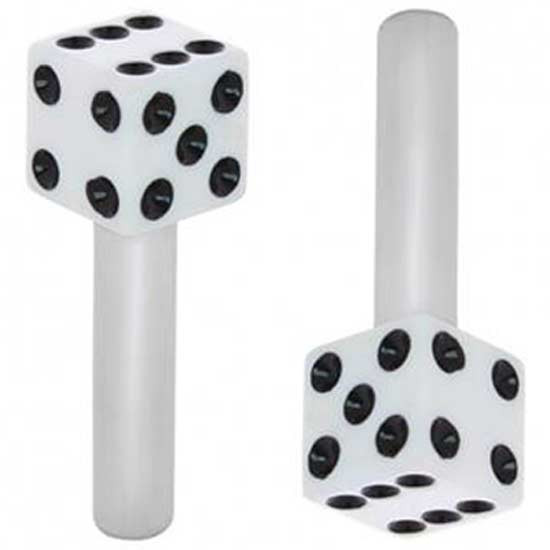Twist On Dices Shaped Door Lock Knobs