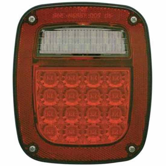 Combination Bolt-on Mount Red -White LED Tail Lights