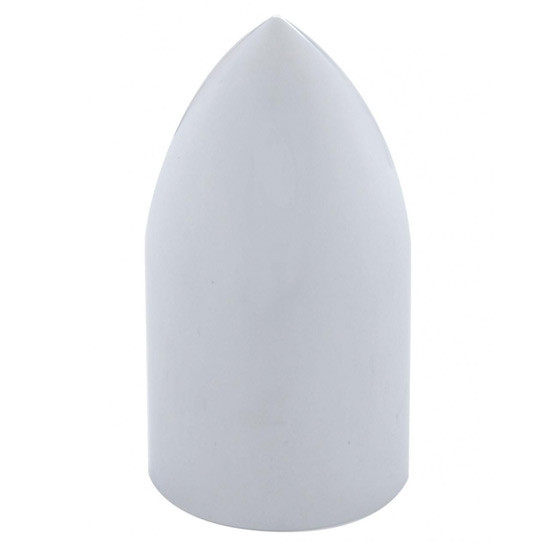 33MM X 3.875 Inch Chrome Thread-On Bullet Nut Cover