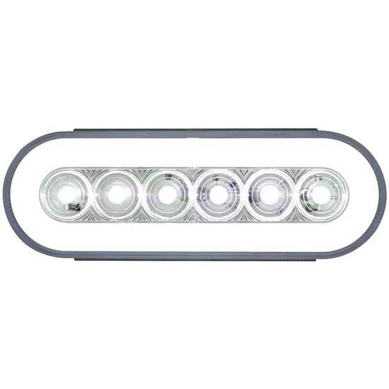 22 LED 6 Inch Oval Back Up Glo Light