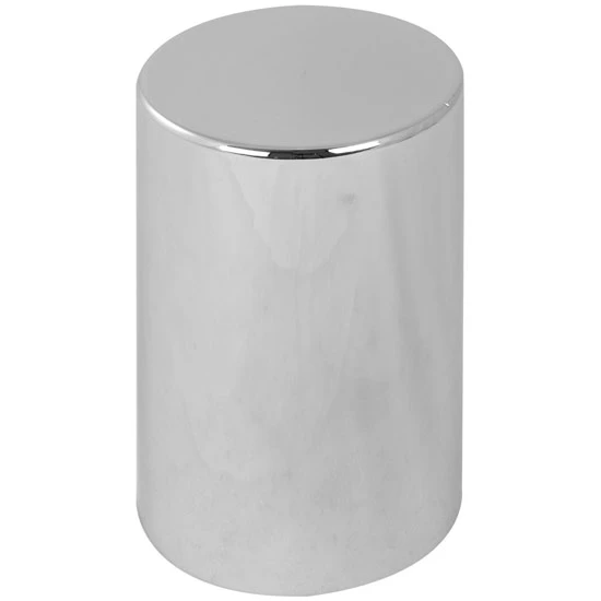 33MM Chrome Plastic Flat Top Cylinder Lug Nut Cover For Hub Pilot Wheels