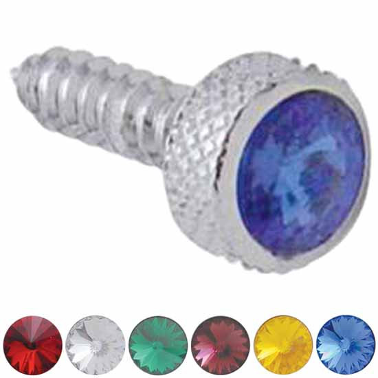 Chrome Plated Upper Dash Screws - 6 PCS