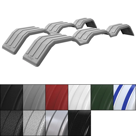 Minimizer MIN318 Poly Rolling Triples Multi Axle Fender