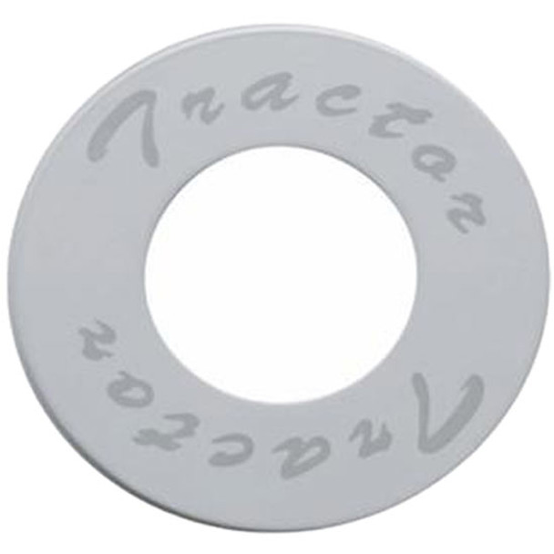 Stainless Steel Deluxe Air Valve Knob Plaque W/ Crystal Cutout