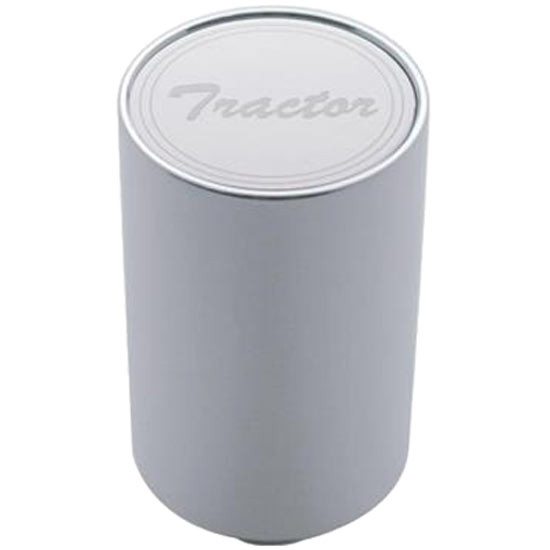 Chrome 3 Inch Air Valve Knob W/ Stainless Steel Plaque W/ Cursive Script