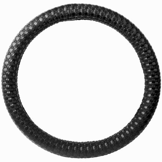 18 Inch Deluxe Steering Wheel Cover W/ Black Pattern Option