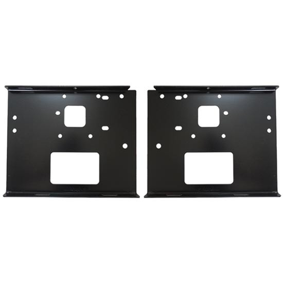 Valley Chrome 18 Inch Bumper Mounting Plates