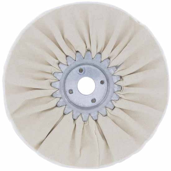 White Treated Airway Buff For Cutting And Finishing