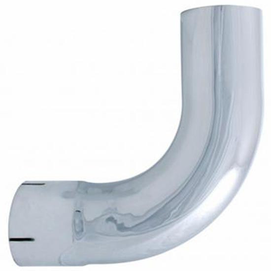 Chrome 90 Degree Exhaust Expanded Elbow