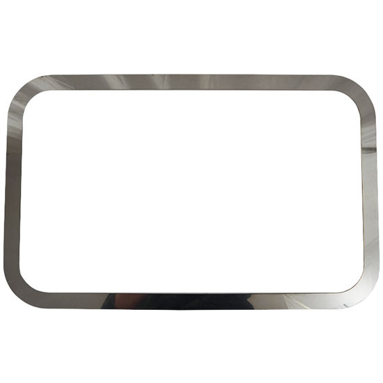 SS Rear Sleeper Window Trim For Kenworth W/ 29 Inch Window
