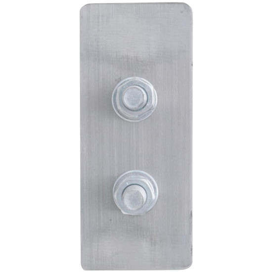 Turnpike Truck Trim 2 1/2 Inch SS Spring Loaded Light Bar W/ 6 Round 4 Inch Light Holes