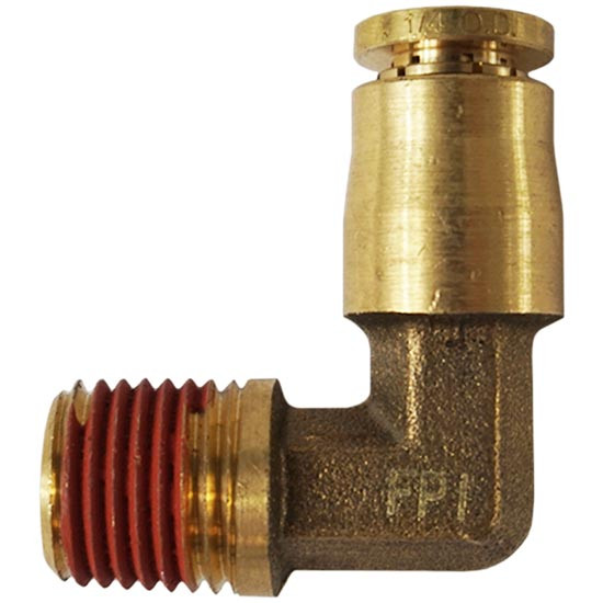90 Degree Brass Elbow For 1/4 Inch Air Brake Tubing