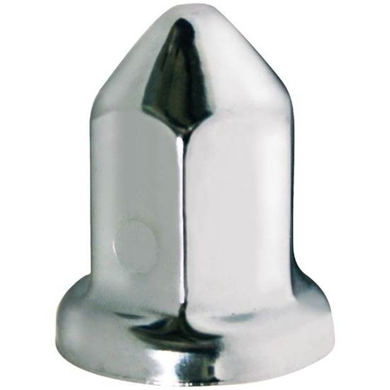 Chrome Plated Steel Push On Nut Cover
