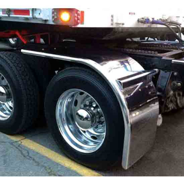 430 Stainless Steel Standard Half Fenders W/ Rolled Edge