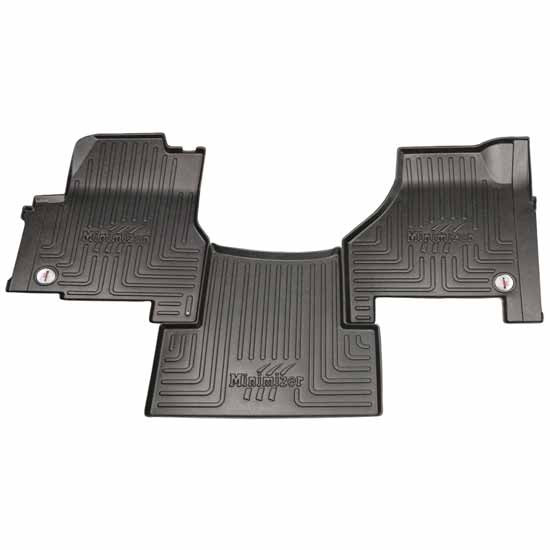 Minimizer Black Floor Mat 3 Piece Set For International LoneStar, ProStar & LT625