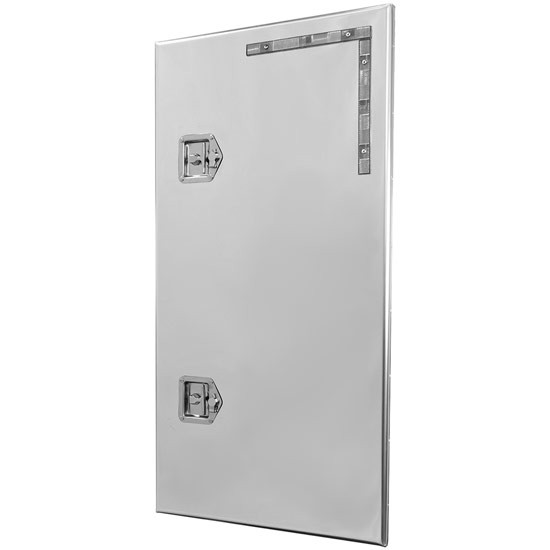 Sturdy-Lite Replacement Smooth Aluminum Door With Handles For 3 Door Cab Rack