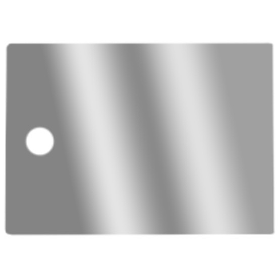 2.5 Inch Rear Sleeper Small End Cap For 70 Inch Sleeper Panels Without Extension For Peterbilt 386