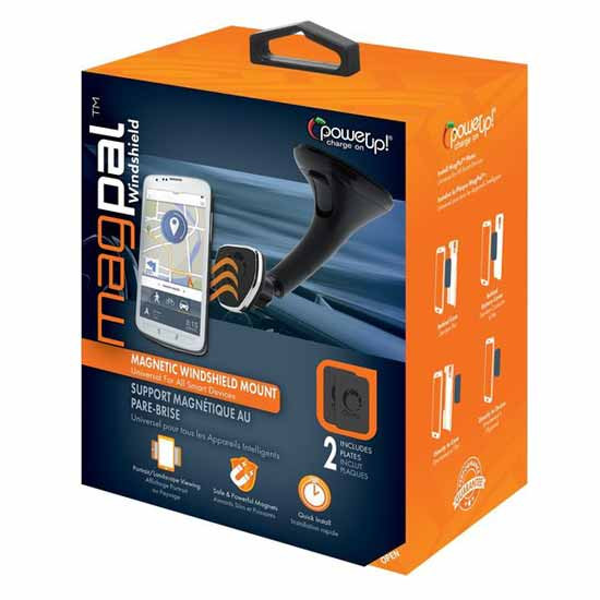 Magnetic Windshield Phone Mount W/ Locking Suction Cup