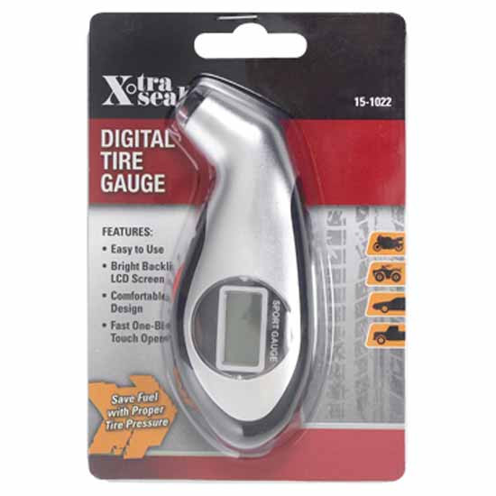 Digital Tire Pressure Gauge W/ Blue Guide Light
