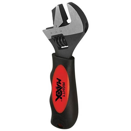 2 In 1 Mini Adjustable Wrench W/ Pipe Wrench Function