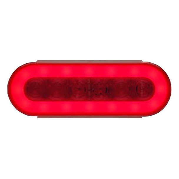 6 LED Oval Stop, Turn & Tail Glo-Light W/ 3 Prong Plug