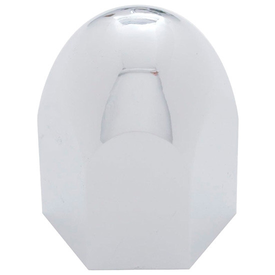 1.5 X 2.25 Inch Chrome Plastic Standard Style Push-On Nut Cover
