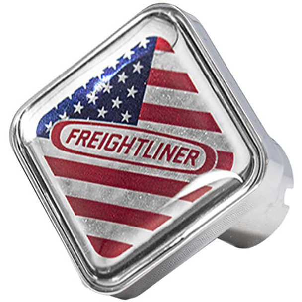 Chrome Aluminum Air Brake Knob W/ Freightliner Logo Chrome Aluminum Air Brake Knob W/ Freightliner Logo