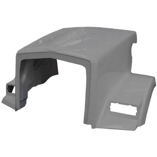 TPHD Fiberglass Hood Replaces Split Fender Metton For Kenworth T800