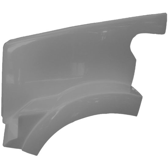 TPHD Fiberglass Hood Replaces Split Fender Metton For Kenworth T800