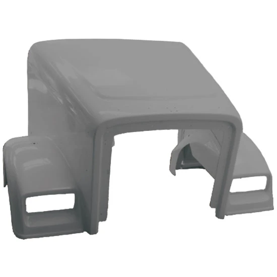 TPHD Fiberglass Hood W/ 71 Inch Centerline & Fenders For Freightliner Classic XL 132 Replaces A17-12562