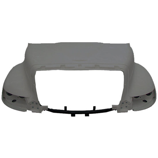 TPHD Fiberglass Hood Shell Replaces 3822156C94 For International 4100, 4200, 4300, 4400