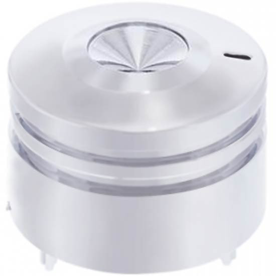 Chrome Deluxe A/C Control Knob W/ Jewel Indention For Peterbilt