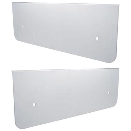 Kenworth W900 Front Fender Guards - 304 Stainless Steel
