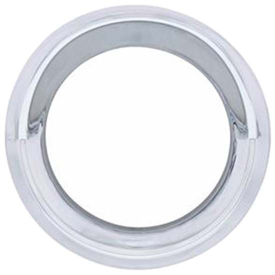 Chrome Small Gauge Bezel W/ Visor For Kenworth