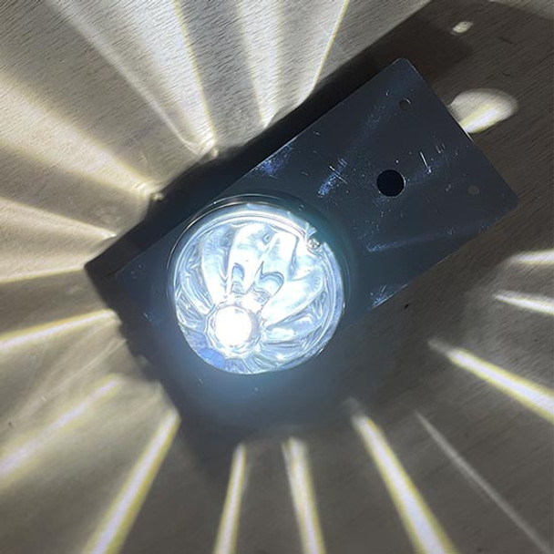 304 SS Interior Above Door Light Bracket W/ Switch And Watermelon Light Hole For Freightliner Classic 120, FLD112, FLD120