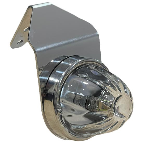 304 SS Angled Turn Signal Bracket W/ Watermelon Light Hole