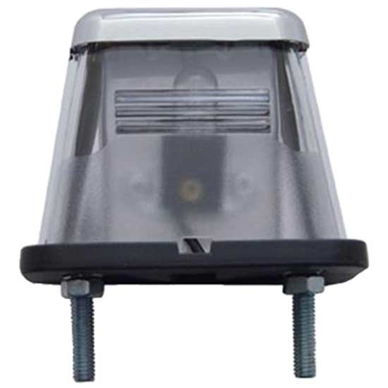 Chrome Rectangular License Light