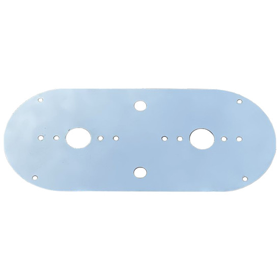 Turnpike Truck Trim 304 SS Interior Light Bracket W/ 2 Watermelon Light Holes & 2 Switch Cutouts For Kenworth & Peterbilt