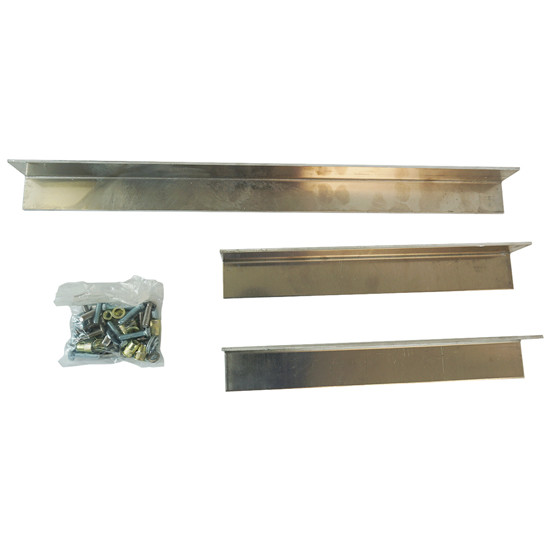 CSM 3 Piece Rear Sleeper Shock Cover Polished Stainless Steel For Peterbilt 378, 379, 388 & 389/Glider