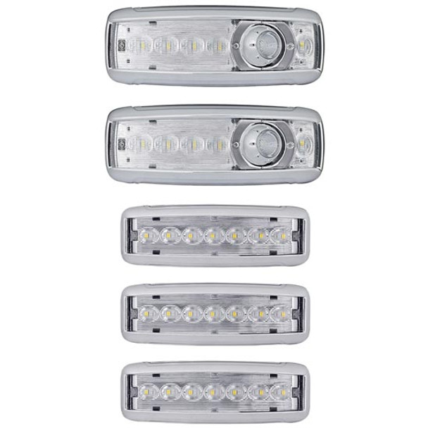 6 Color 9 LED Projector Dome/Cab/Sleeper Light Kit