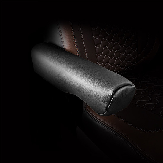 Black Faux Leather Armrest Cover Set, 33 Inch For Freightliner Cascadia